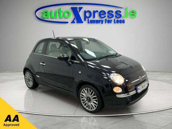 Fiat 500 Hatchback, Petrol, 2015, Black