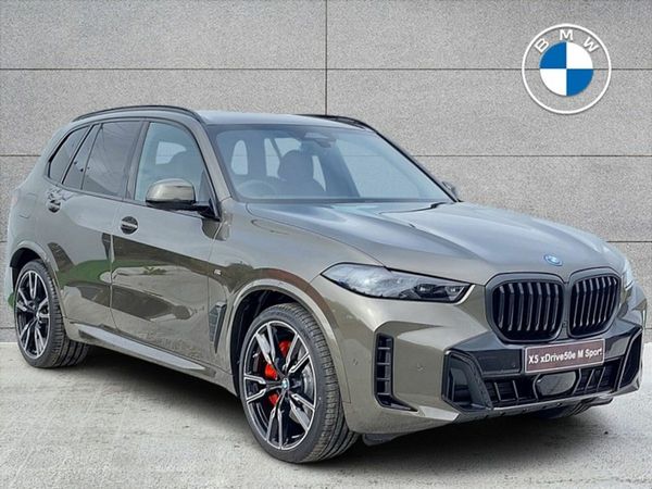 BMW X5 SUV, Petrol Plug-in Hybrid, 2026, Green