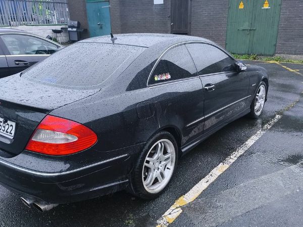Mercedes-Benz CLK Coupe, Petrol, 2006, Black