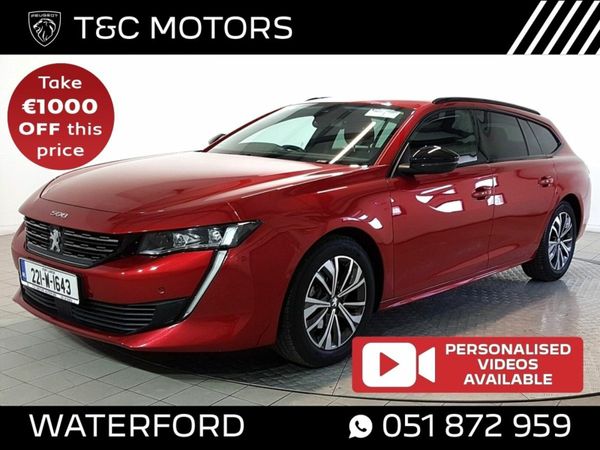 Peugeot 508 Estate, Diesel, 2022, Red
