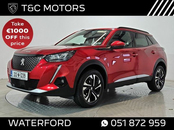 Peugeot 2008 SUV, Petrol, 2021, Red