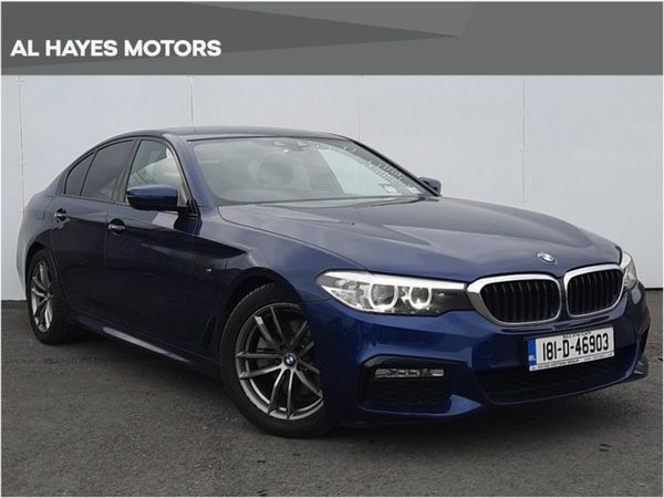 BMW 5-Series Saloon, Diesel, 2018, Blue