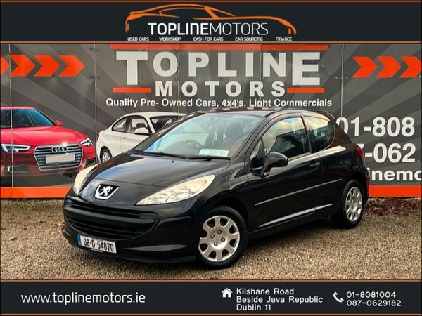 Peugeot 207 Hatchback, Petrol, 2008, Black