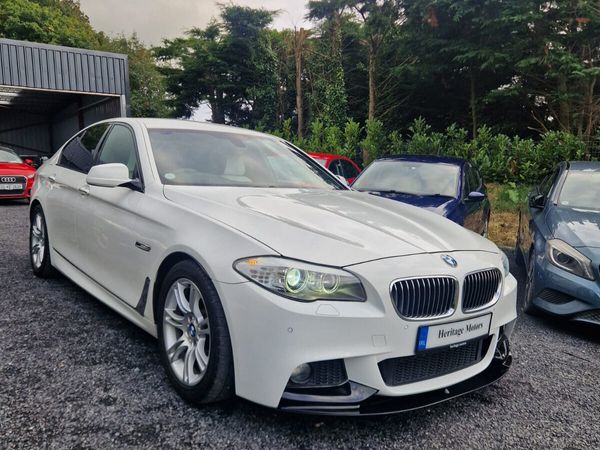 BMW 5-Series Saloon, Diesel, 2013, White