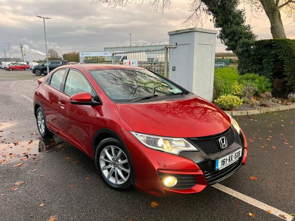 Honda Civic Hatchback, Diesel, 2016, Red