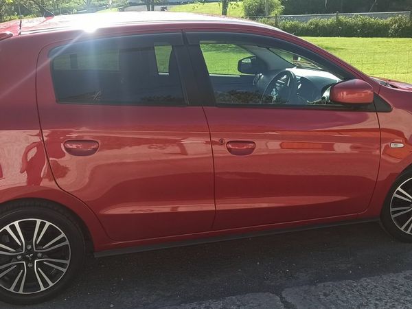 Mitsubishi Mirage Hatchback, Petrol, 2016, Red