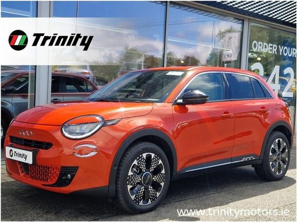 Fiat 600 SUV, Electric, 2026, Orange