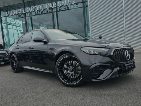 Mercedes-Benz E-Class Saloon, Petrol Hybrid, 2026, Black