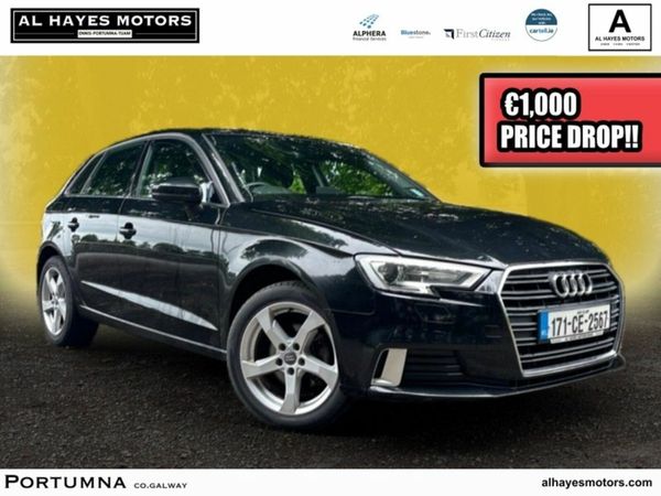 Audi A3 Hatchback, Diesel, 2017, Black