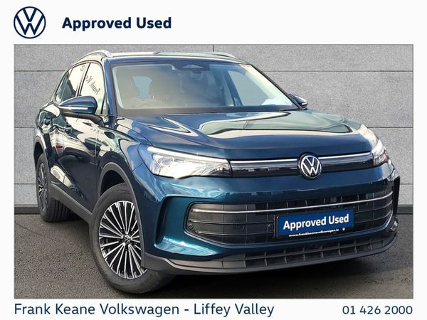 Volkswagen Tiguan SUV, Petrol Hybrid, 2025, Blue