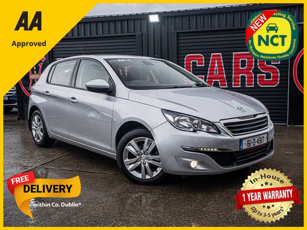 Peugeot 308 Hatchback, Petrol, 2016, Grey