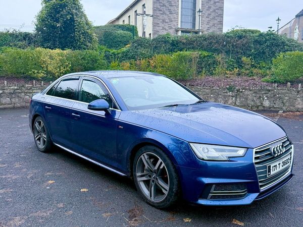 Audi A4 Saloon, Diesel, 2017, Blue