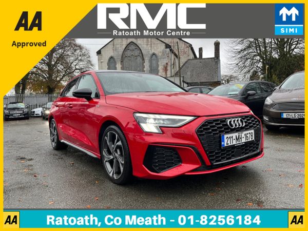 Audi A3 Hatchback, Petrol, 2021, Red