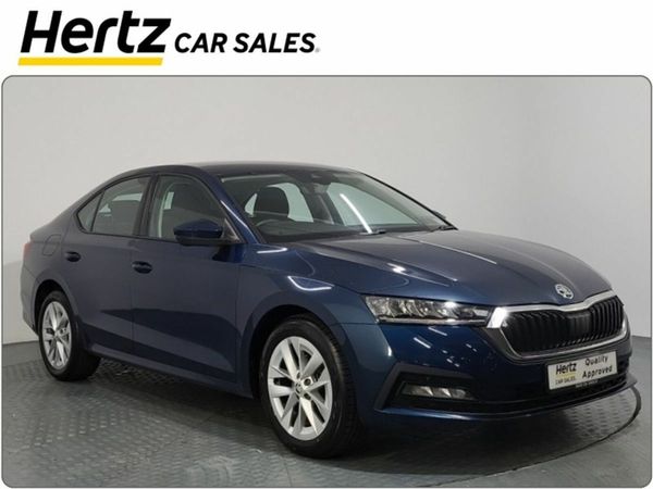 Skoda Octavia Saloon, Petrol Hybrid, 2024, Blue