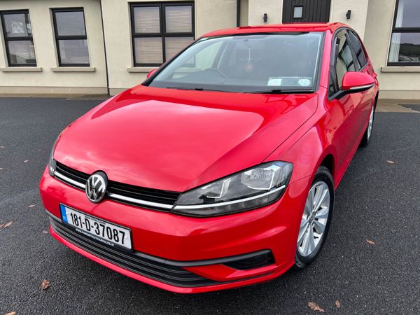 Volkswagen Golf Hatchback, Diesel, 2018, Red