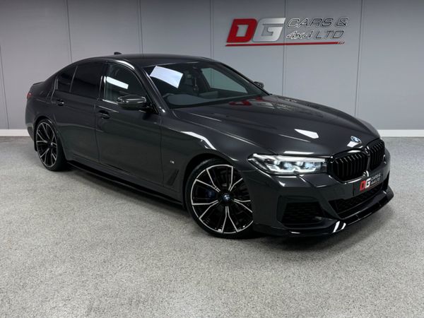 BMW 5-Series Saloon, Diesel Hybrid, 2021, Grey