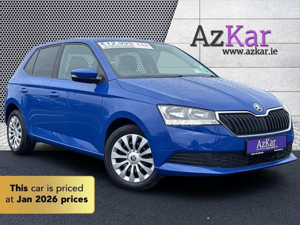 Skoda Fabia Hatchback, Petrol, 2021, Blue