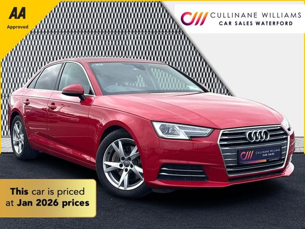 Audi A4 Saloon, Diesel, 2018, Red