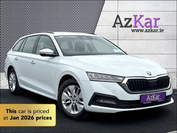 Skoda Octavia Estate, Diesel, 2021, White