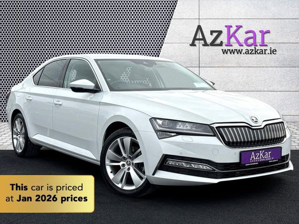 Skoda Superb Saloon, Petrol Plug-in Hybrid, 2021, White