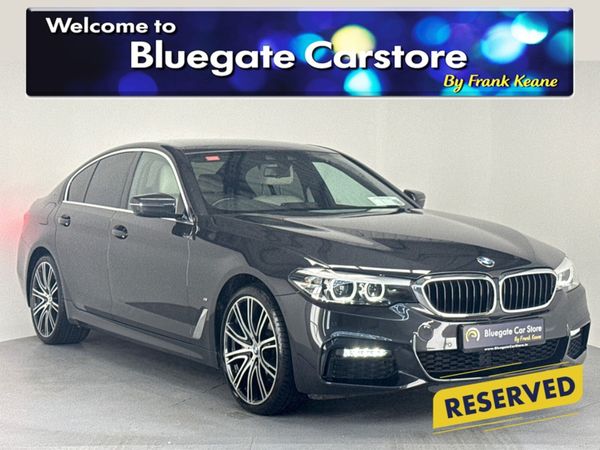 BMW 5-Series Saloon, Petrol Hybrid, 2019, Grey