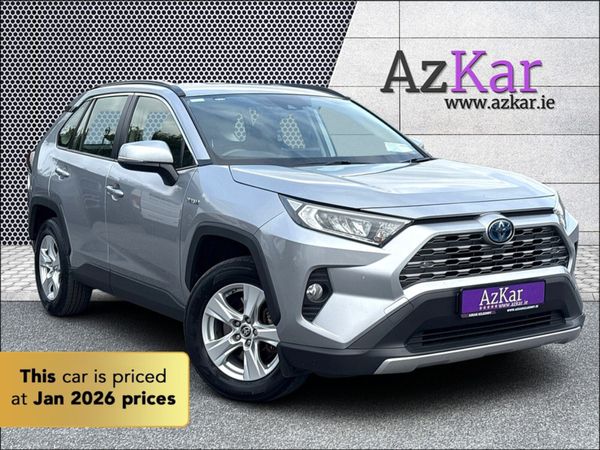 Toyota RAV4 SUV, Petrol Hybrid, 2021, Grey