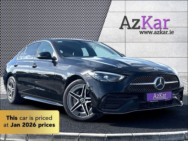 Mercedes-Benz C-Class Saloon, Petrol Plug-in Hybrid, 2022, Black