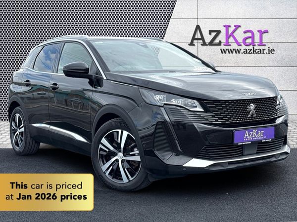 Peugeot 3008 SUV, Petrol Plug-in Hybrid, 2022, Black