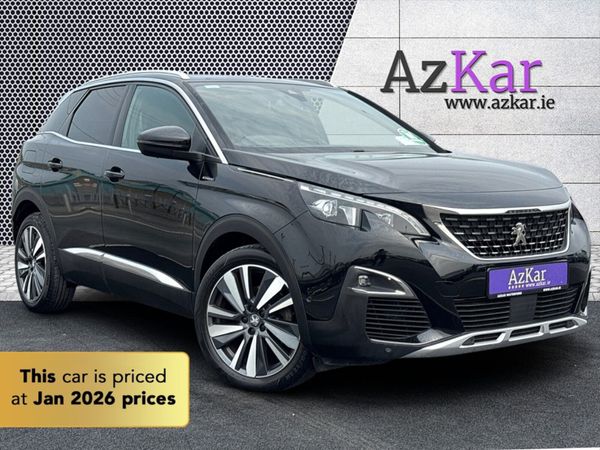 Peugeot 3008 Hatchback, Petrol, 2020, Black
