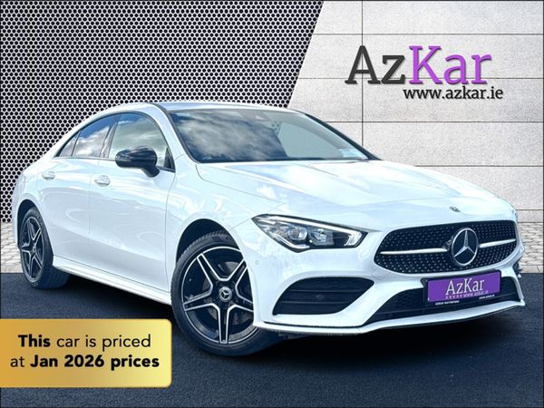 Mercedes-Benz CLA Saloon, Petrol Plug-in Hybrid, 2023, White