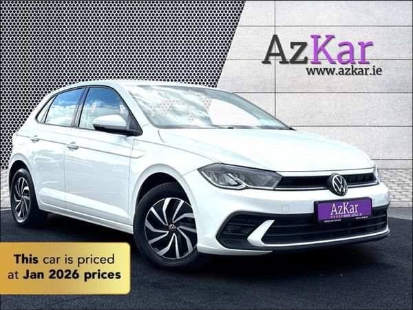 Volkswagen Polo Hatchback, Petrol, 2023, White