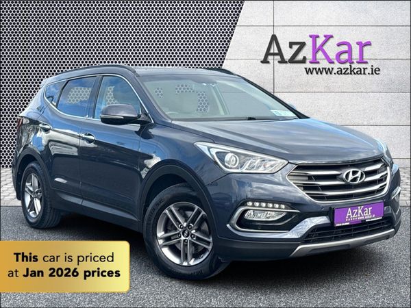 Hyundai Santa Fe SUV, Diesel, 2017, Blue