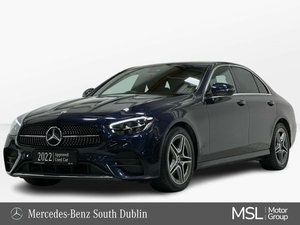 Mercedes-Benz E-Class Saloon, Diesel Hybrid, 2022, Blue