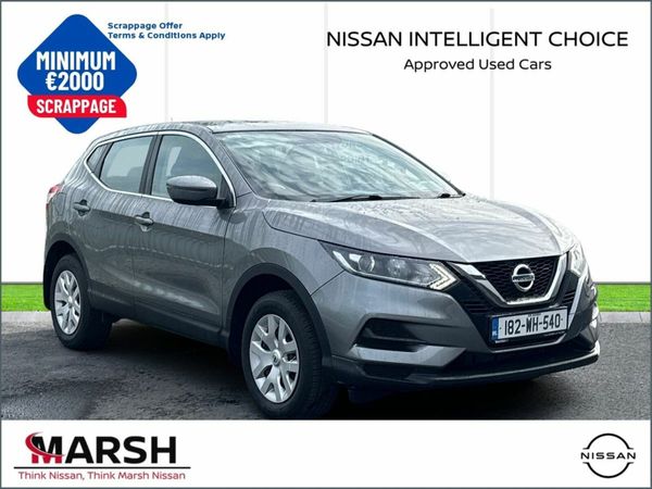 Nissan Qashqai MPV, Petrol, 2018, Grey