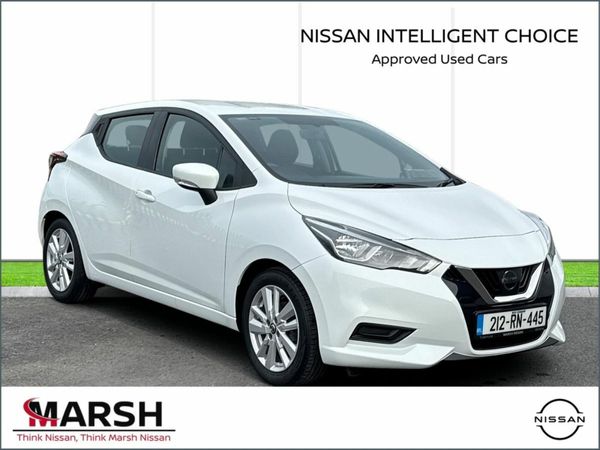 Nissan Micra Hatchback, Petrol, 2021, White