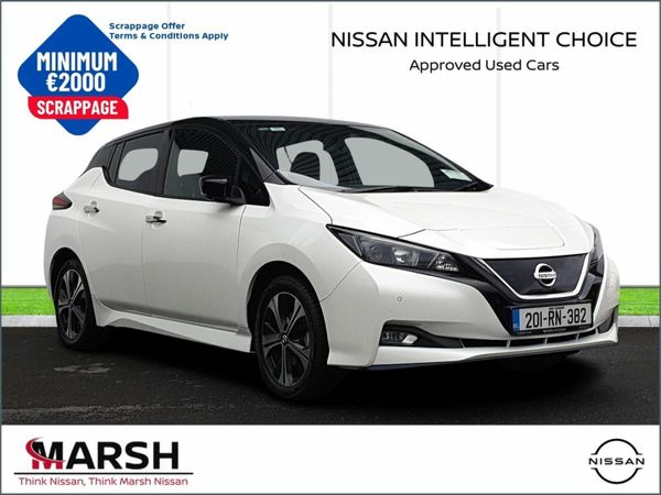 Nissan Leaf Hatchback, Electric, 2020, White