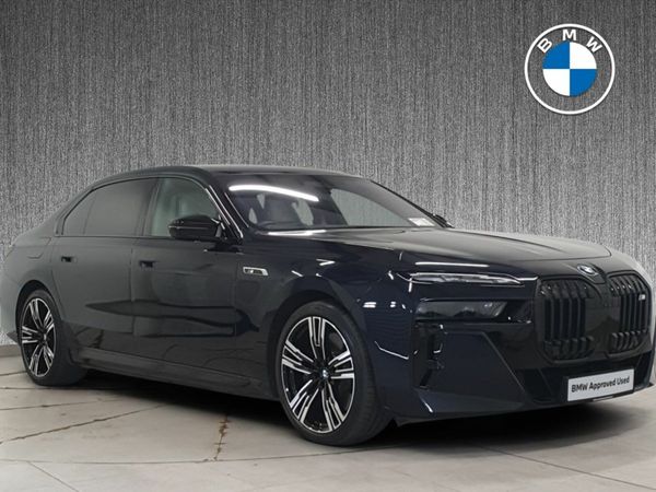 BMW 7-Series Saloon, Petrol Plug-in Hybrid, 2023, Black