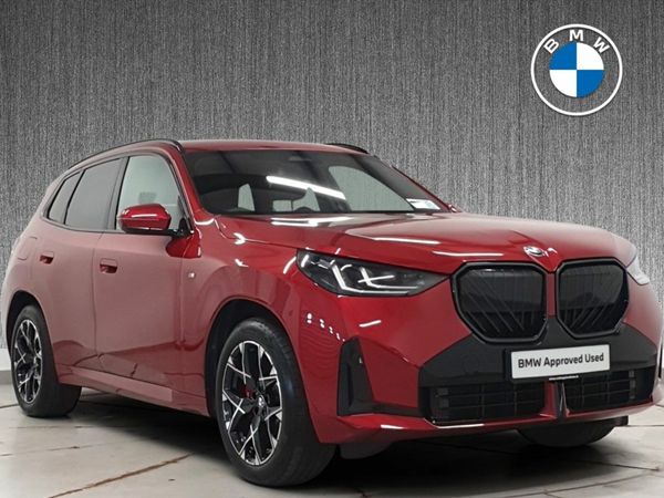 BMW X3 SUV, Petrol Plug-in Hybrid, 2025, Red