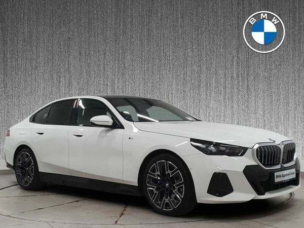 BMW 5-Series Saloon, Petrol Plug-in Hybrid, 2024, White