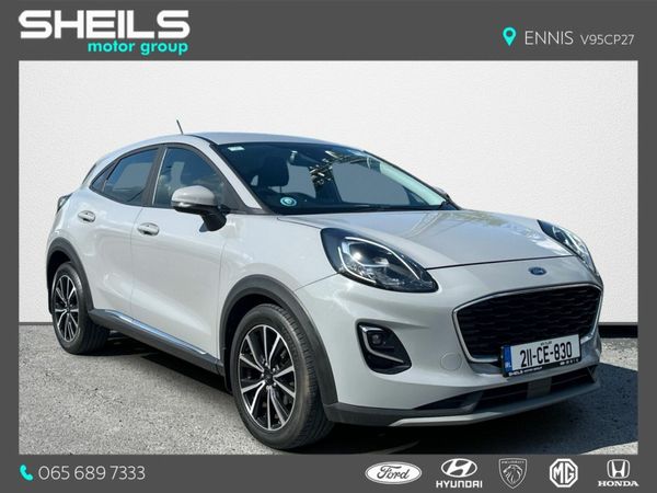 Ford Puma SUV, Petrol Hybrid, 2021, Grey