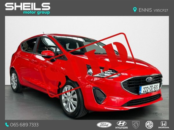 Ford Fiesta Hatchback, Petrol, 2022, Red
