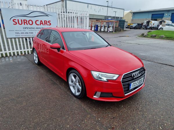 Audi A3 Hatchback, Petrol, 2017, Red