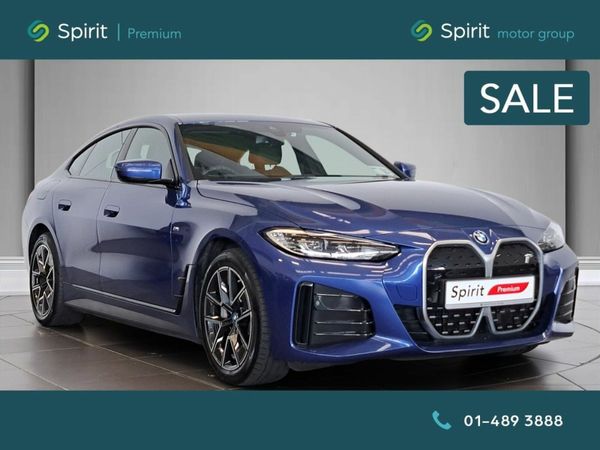 BMW i4 Saloon, Electric, 2023, Blue