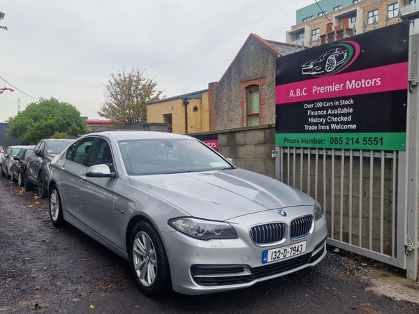 BMW 5-Series Saloon, Diesel, 2013, Silver