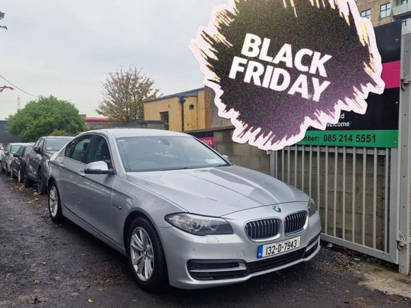 BMW 5-Series Saloon, Diesel, 2013, Silver
