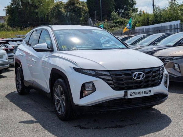 Hyundai Tucson SUV, Petrol Hybrid, 2023, White