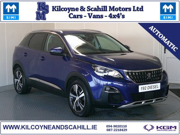 Peugeot 3008 SUV, Diesel, 2019, Blue