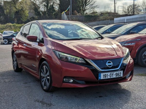 Nissan Leaf Hatchback, Electric, 2019, Red