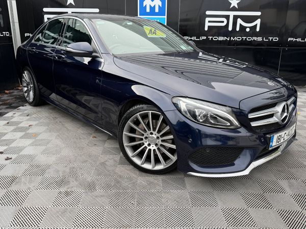 Mercedes-Benz C-Class Saloon, Diesel, 2018, Blue