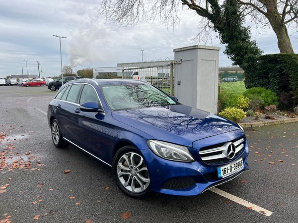 Mercedes-Benz C-Class Estate, Petrol Plug-in Hybrid, 2016, Blue